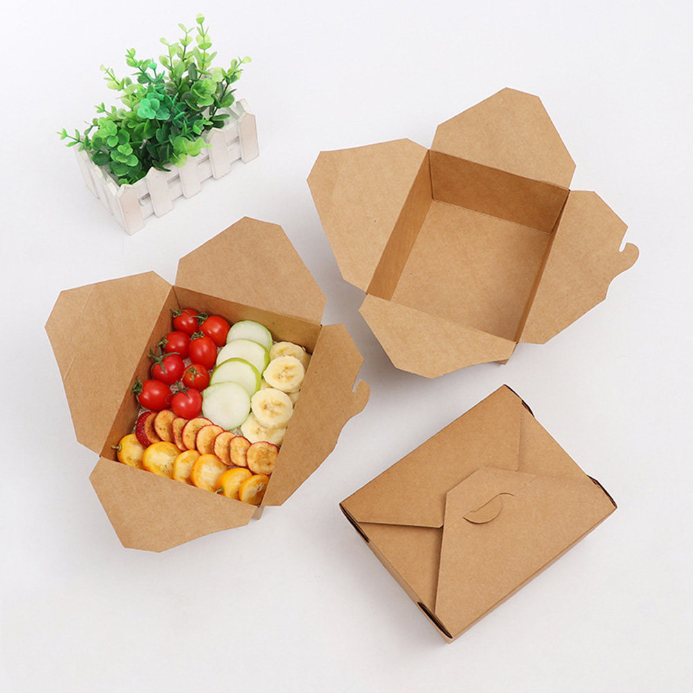 Meal Prep Day - 20Pcs Kraft Paper Meal Prep Containers