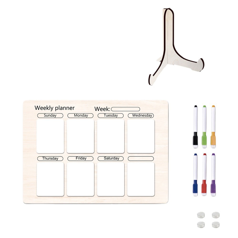 Meal Prep Plan - Note Board Magnetic Fridge Meal Planner