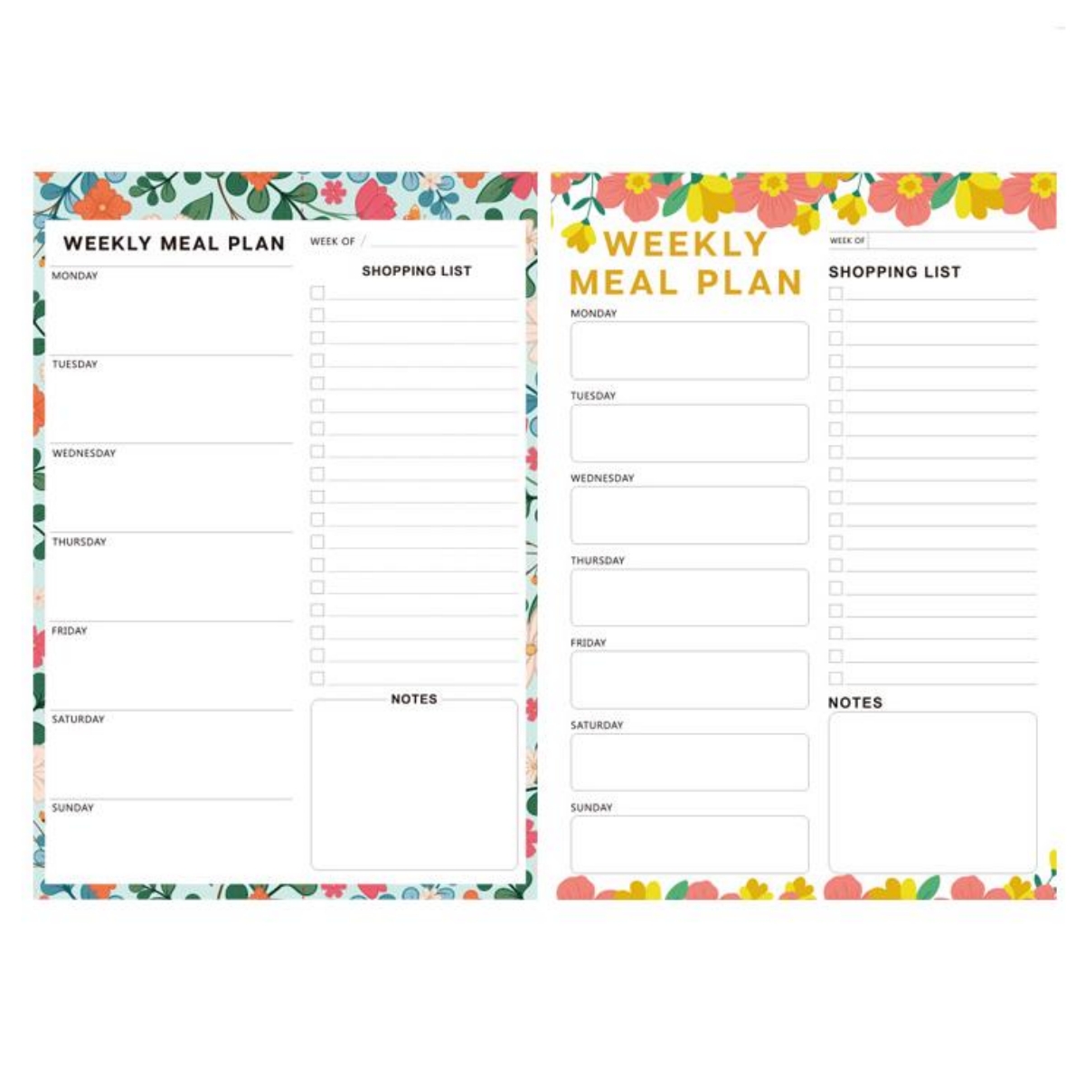 Meal Prep Plan - Meal Planner Refrigerator Magnet Meal Planning