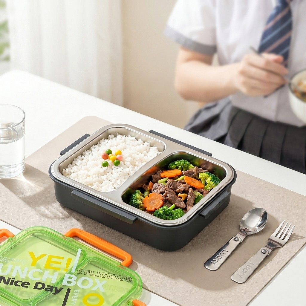 Meal Prep Recipes - Microwavable 304 Stainless Steel Bento Lunch