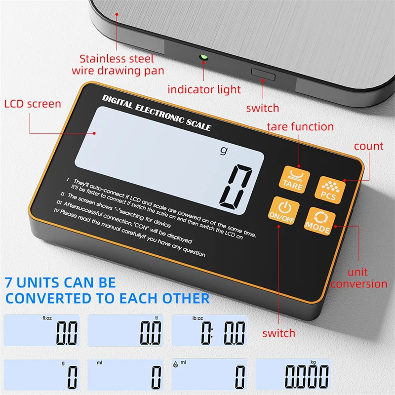 Wireless Kitchen Scale with Re - Meal Prep Recipes review and price