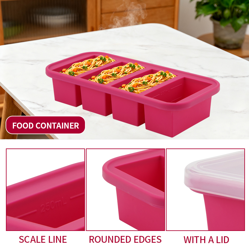 2 Or 3-Piece Silicone Freezer  - Meal Prep Kit review and price