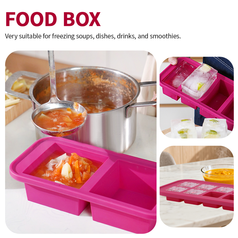 2 Or 3-Piece Silicone Freezer  - Meal Prep Kit review and price