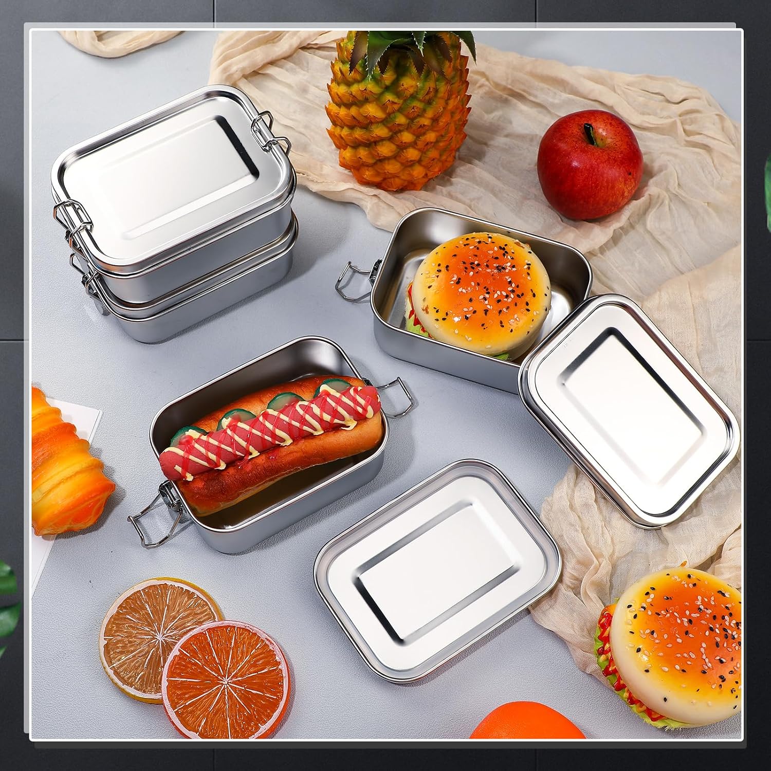 Stainless Steel Food Storage C - Meal Prep Recipes review and price