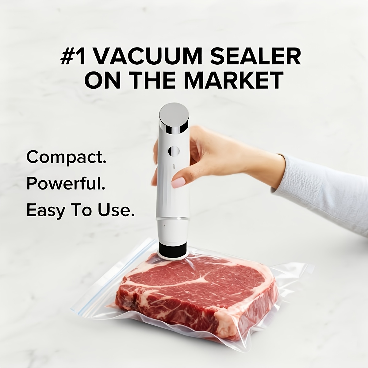 Handheld Rechargeable Food Vac - Meal Prep Kit review and price