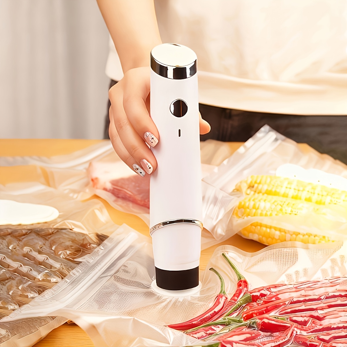 Handheld Rechargeable Food Vac - Meal Prep Kit review and price