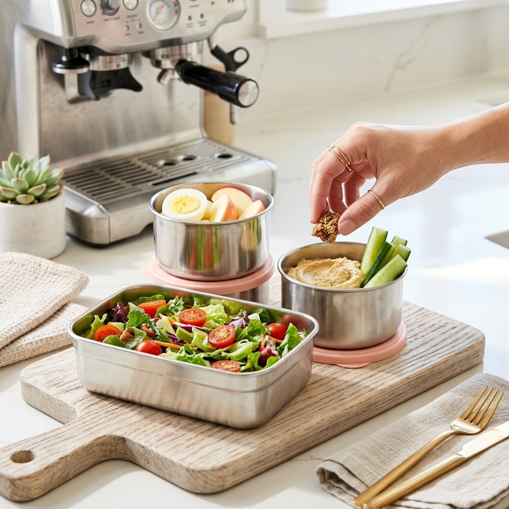 Microwave Safe 304 Stainless S - Meal Prep Recipes review and price