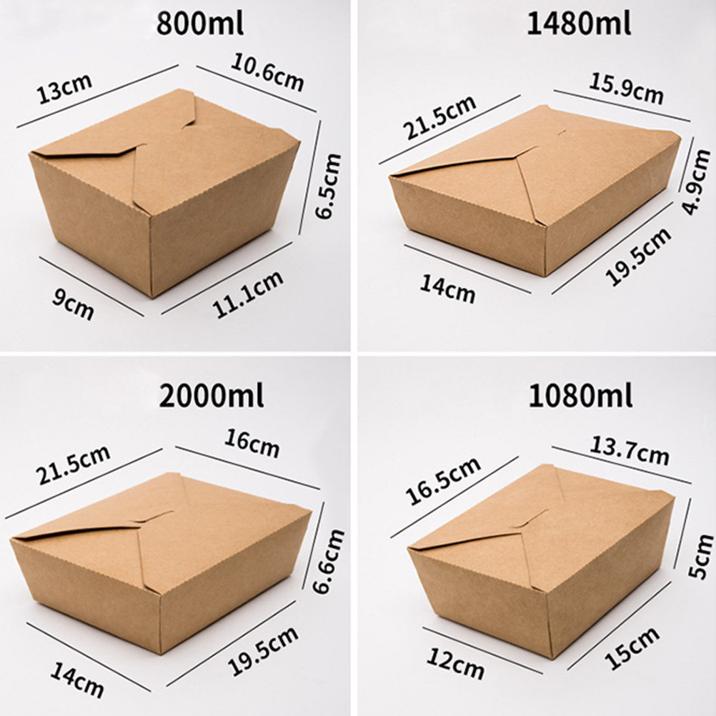 20Pcs Kraft Paper Lunch Box Di - Meal Prep Day review and price