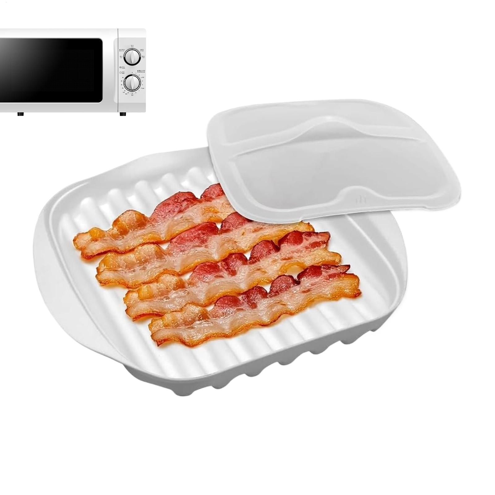Microwave Bacon Tray Non-Stick - Meal Prep Hot Dogs review and price