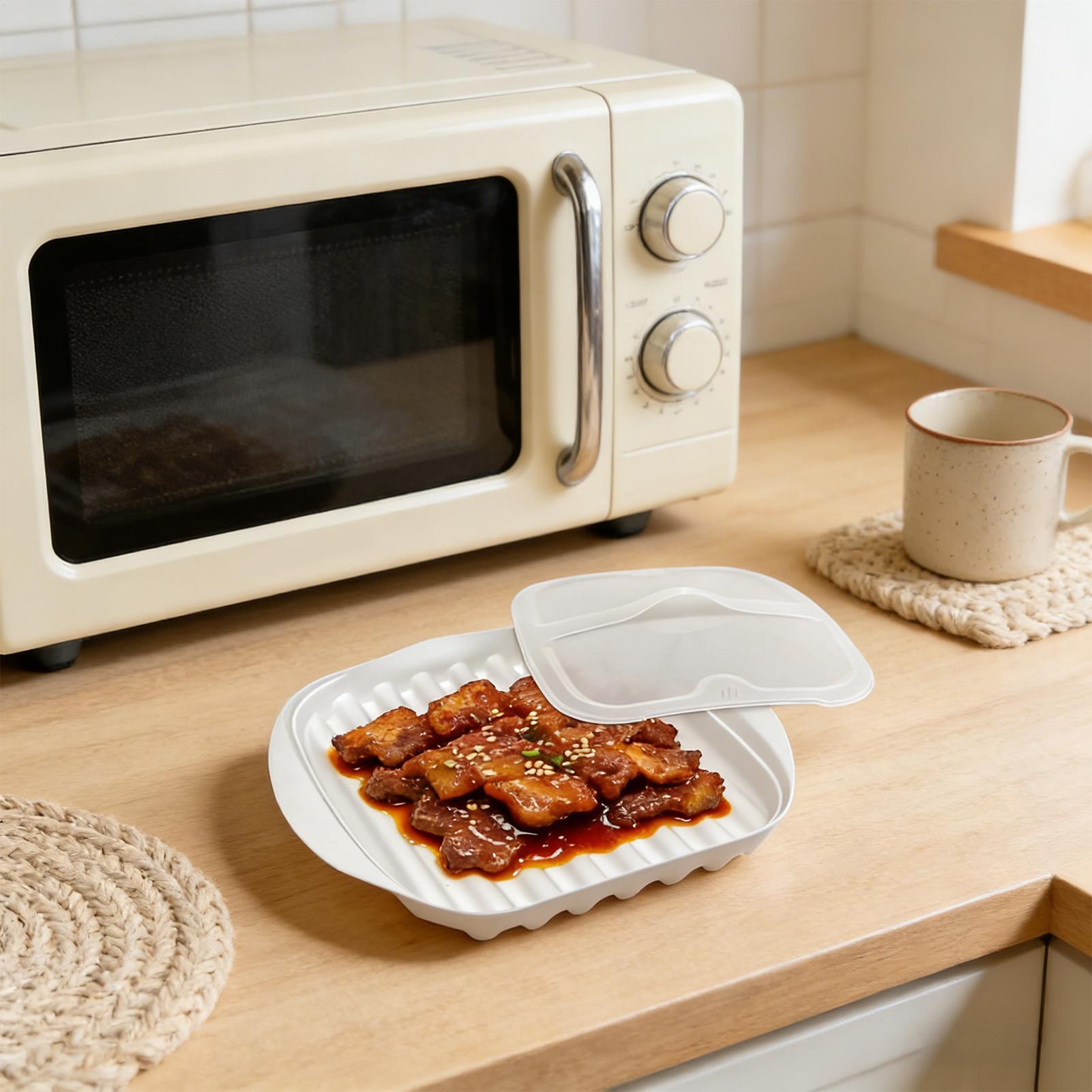 Microwave Bacon Tray Non-Stick - Meal Prep Hot Dogs review and price
