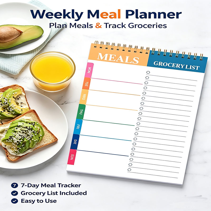 Weekly Meal Planner Notepad 5. - Meal Prep Plan review and price