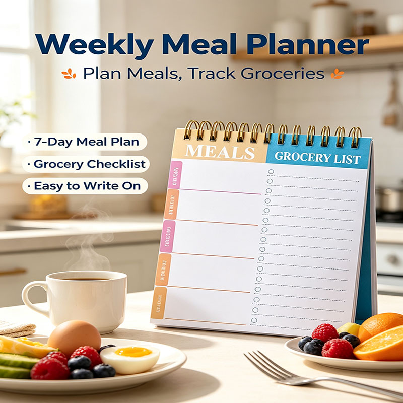 Weekly Meal Planner Notepad 5. - Meal Prep Plan review and price