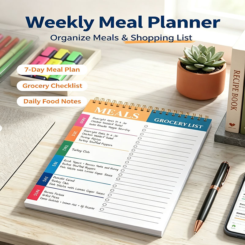 Weekly Meal Planner Notepad 5. - Meal Prep Plan review and price