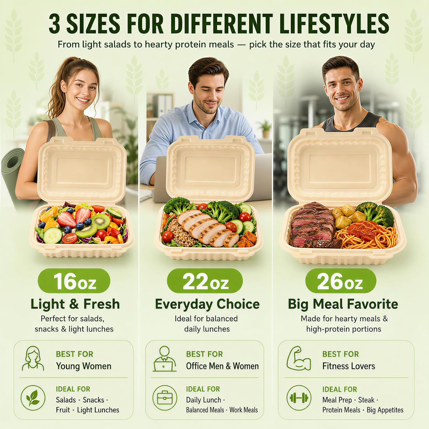 50 Pack 16oz Clamshell Take Ou - Meal Prep Recipes review and price