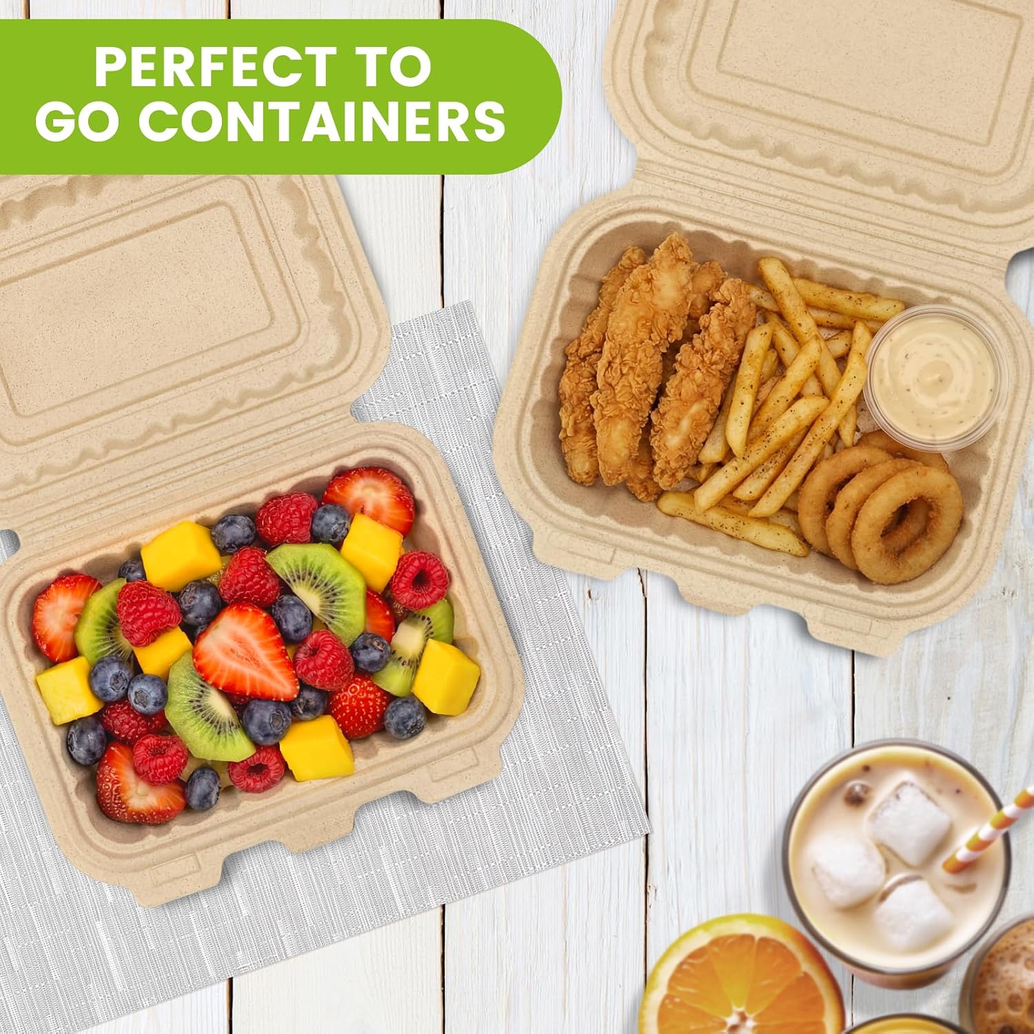 50 Pack 16oz Clamshell Take Ou - Meal Prep Recipes review and price
