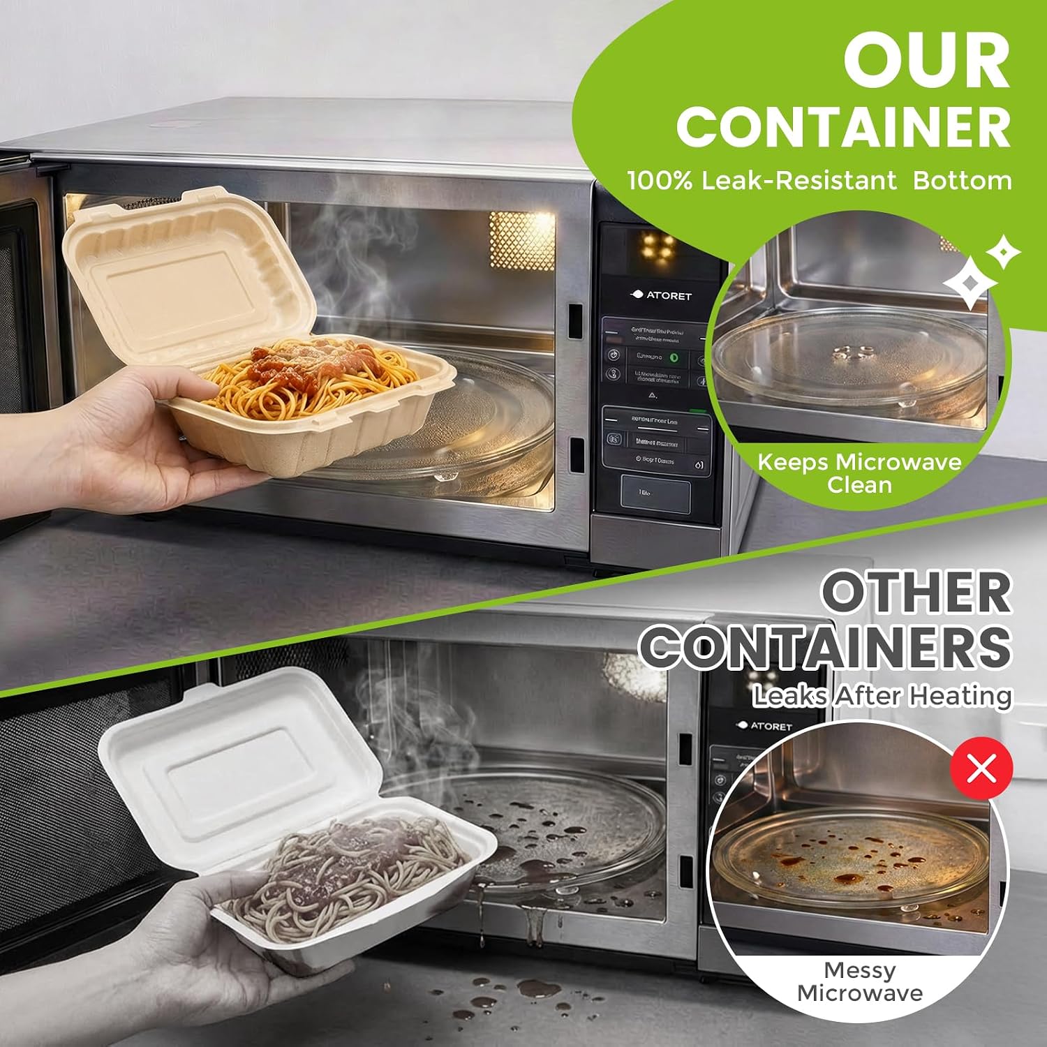 50 Pack 16oz Clamshell Take Ou - Meal Prep Recipes review and price