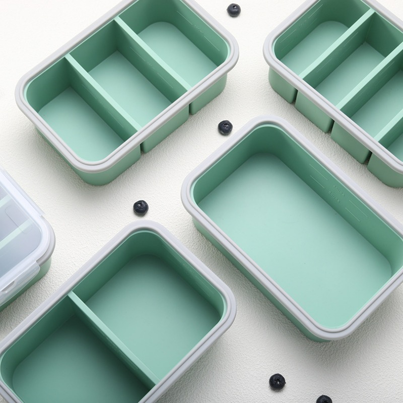 Microwave Safe Silicone Bento  - Meal Prep Plan review and price