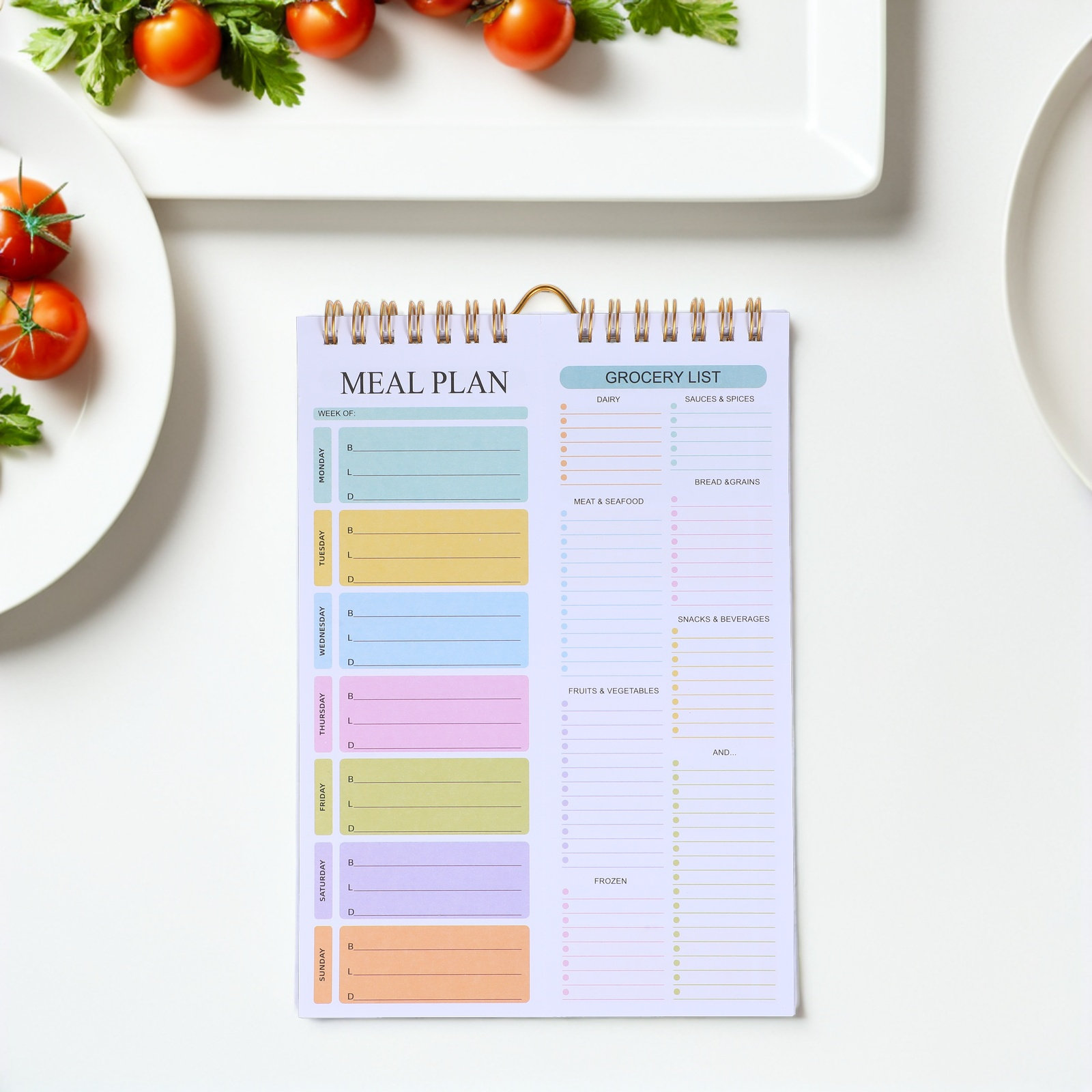 Weekly Meal Planner Notebook A - Meal Prep Weekly review and price