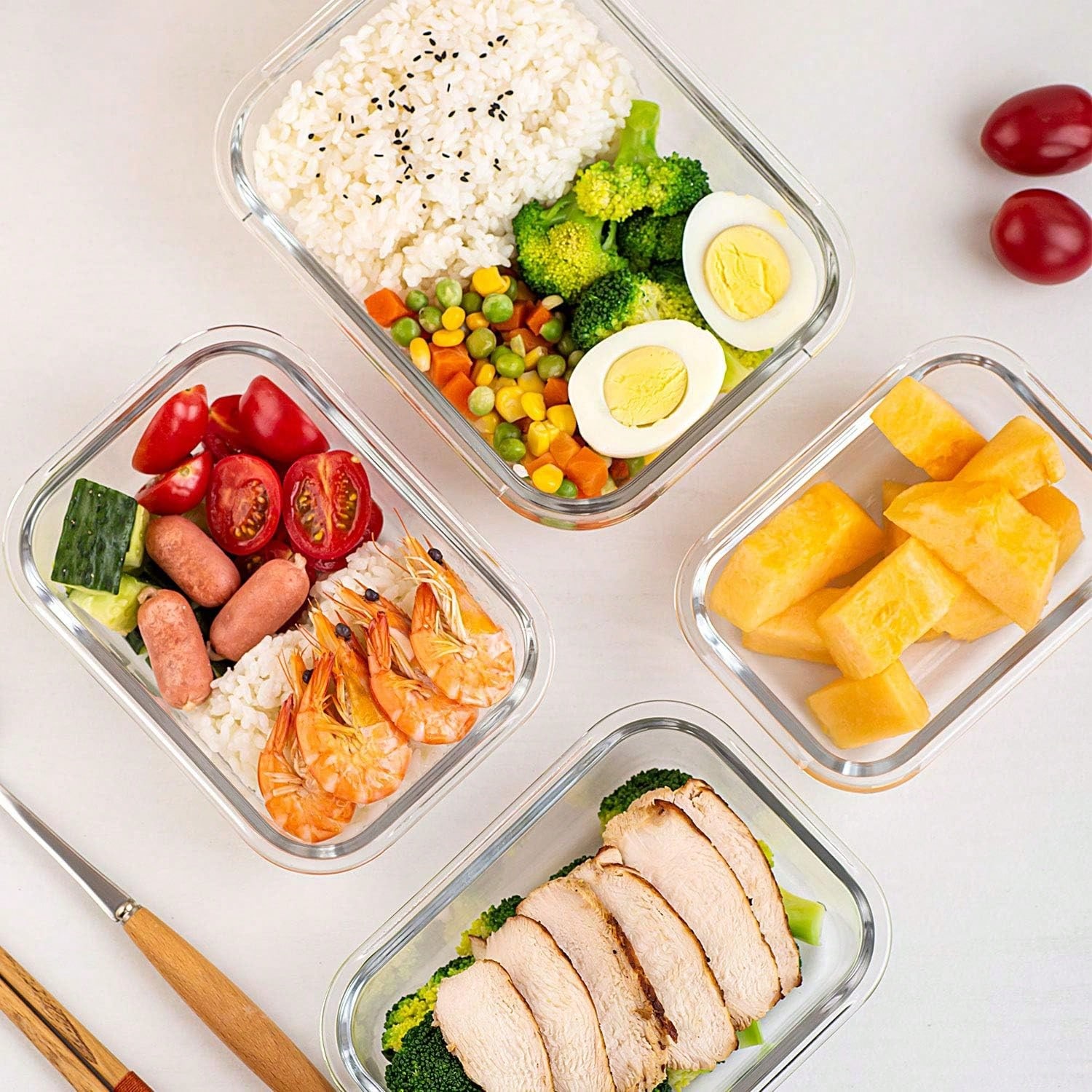 10 Pack Glass Meal Prep Contai - Meal Prep Recipes review and price