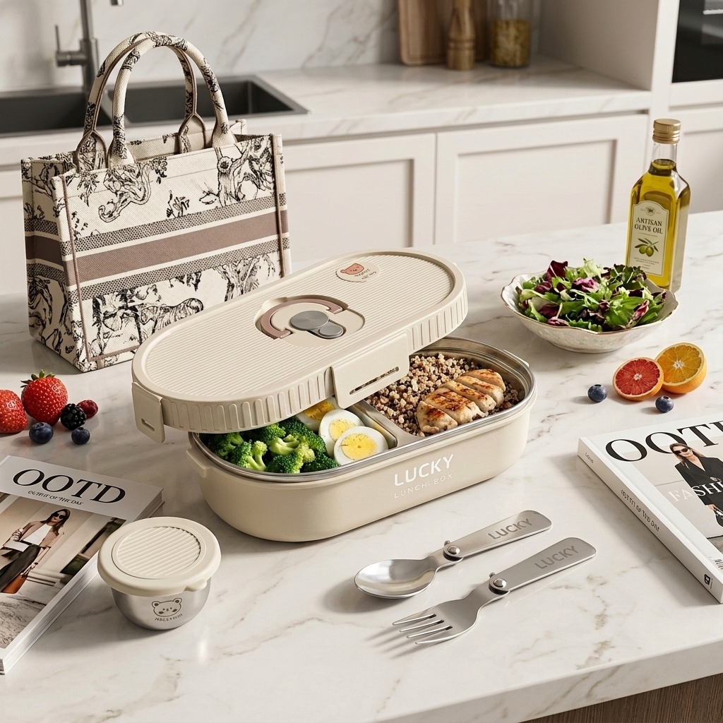 Microwavable 304 Stainless Ste - Meal Prep Kit review and price