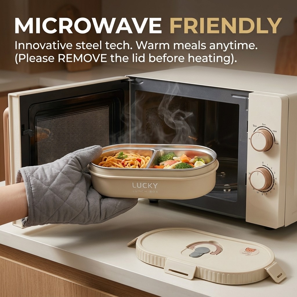 Microwavable 304 Stainless Ste - Meal Prep Kit review and price