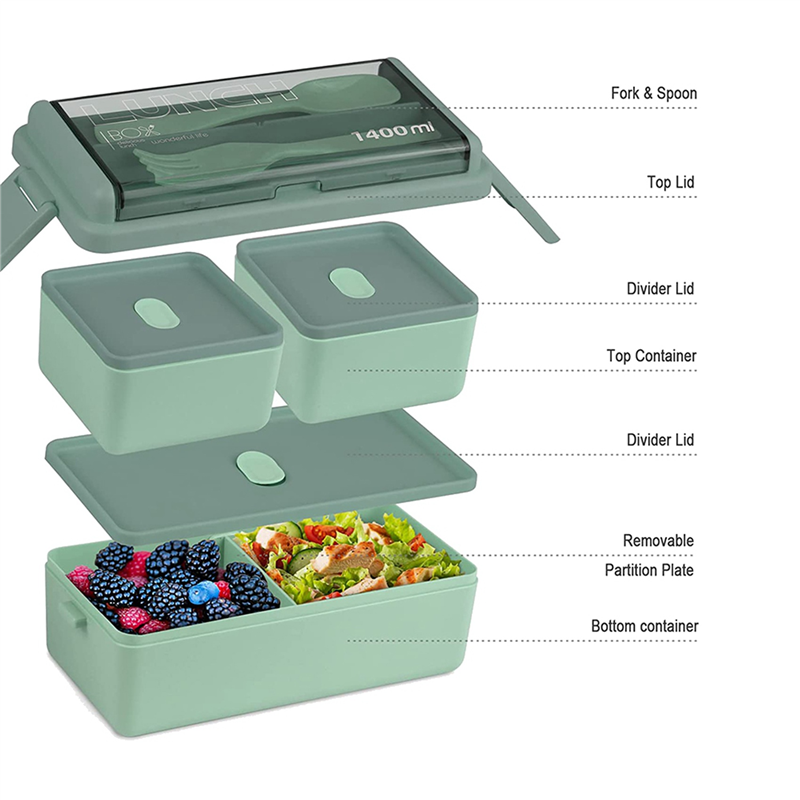 ABXF-2X Bento Box Kit, 47.35OZ - Meal Prep Kit review and price