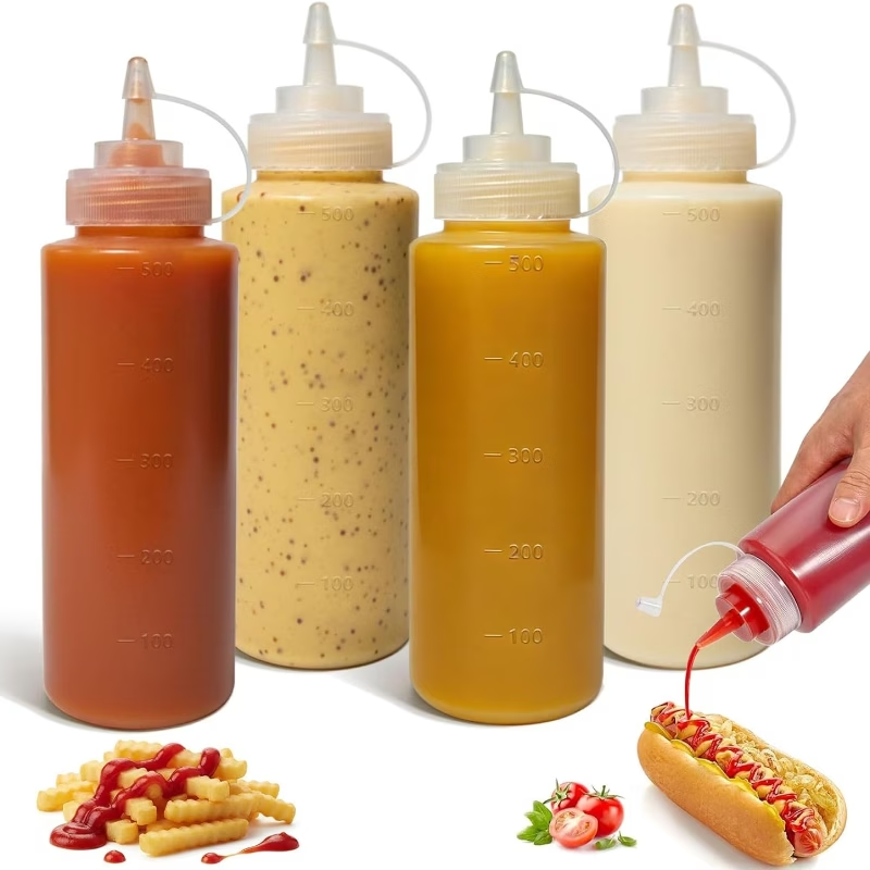 500 ML Plastic Pointed Mouth S - Sauce Squeeze Bottle review and price