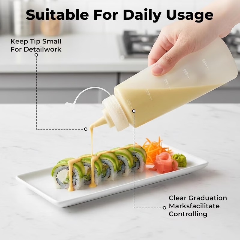 500 ML Plastic Pointed Mouth S - Sauce Squeeze Bottle review and price
