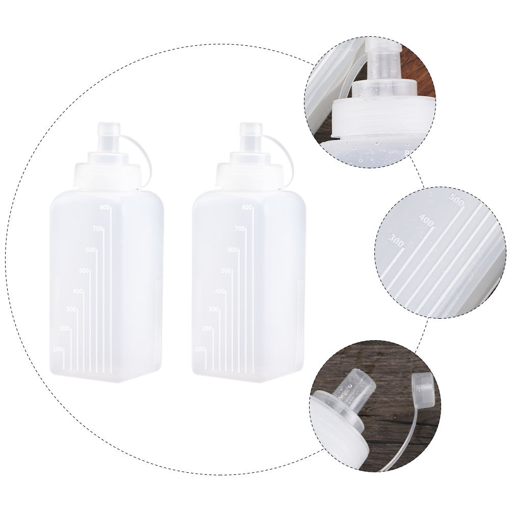 2Pcs Plastic Squeeze Bottles W - Sauce Squeeze Bottle review and price