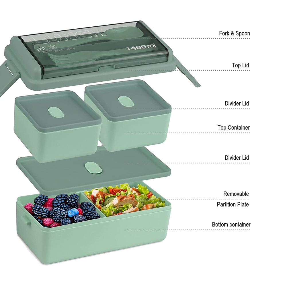 ABFW Bento Box Kit, 47.35OZ Be - Meal Prep Kit review and price