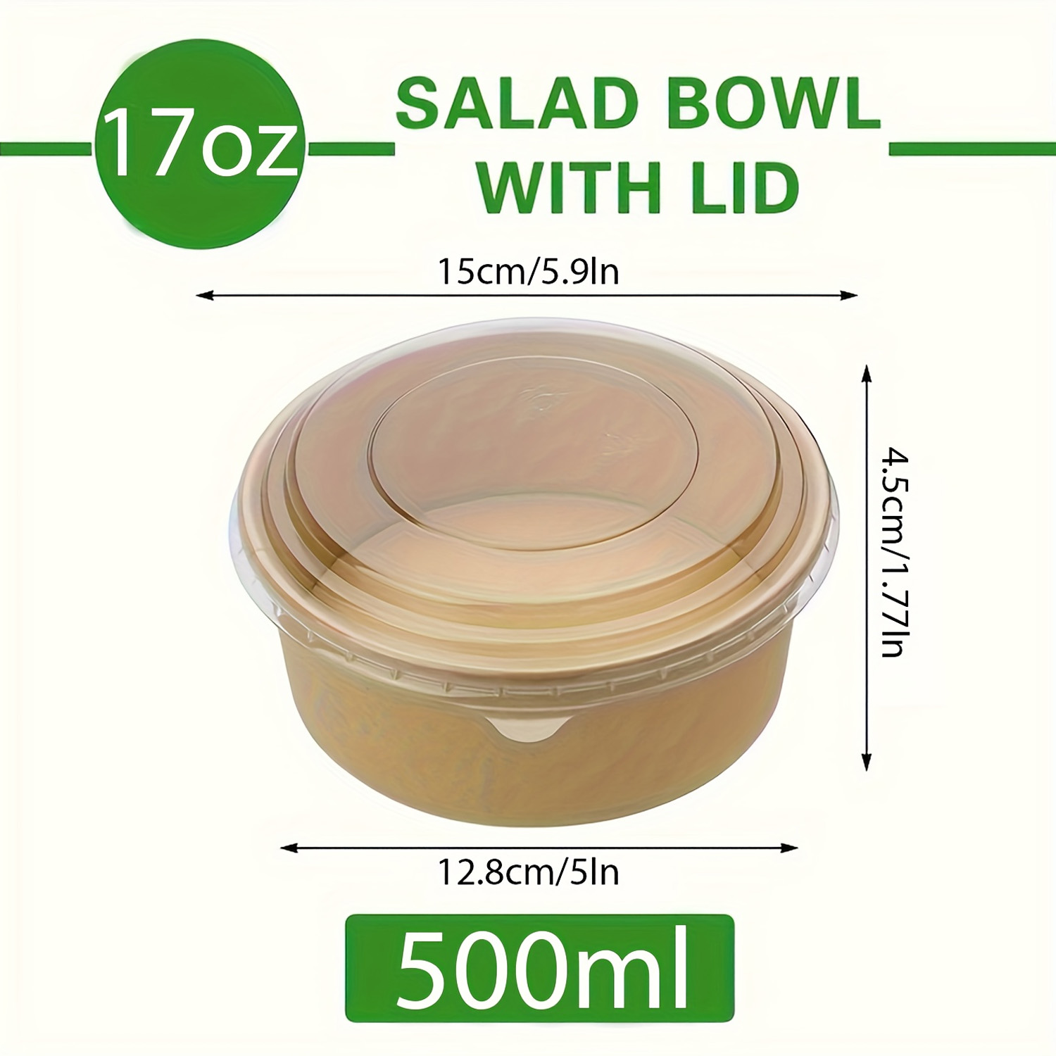 17Oz/500Ml 25/50 Pack Paper Bo - Meal Prep Plan review and price