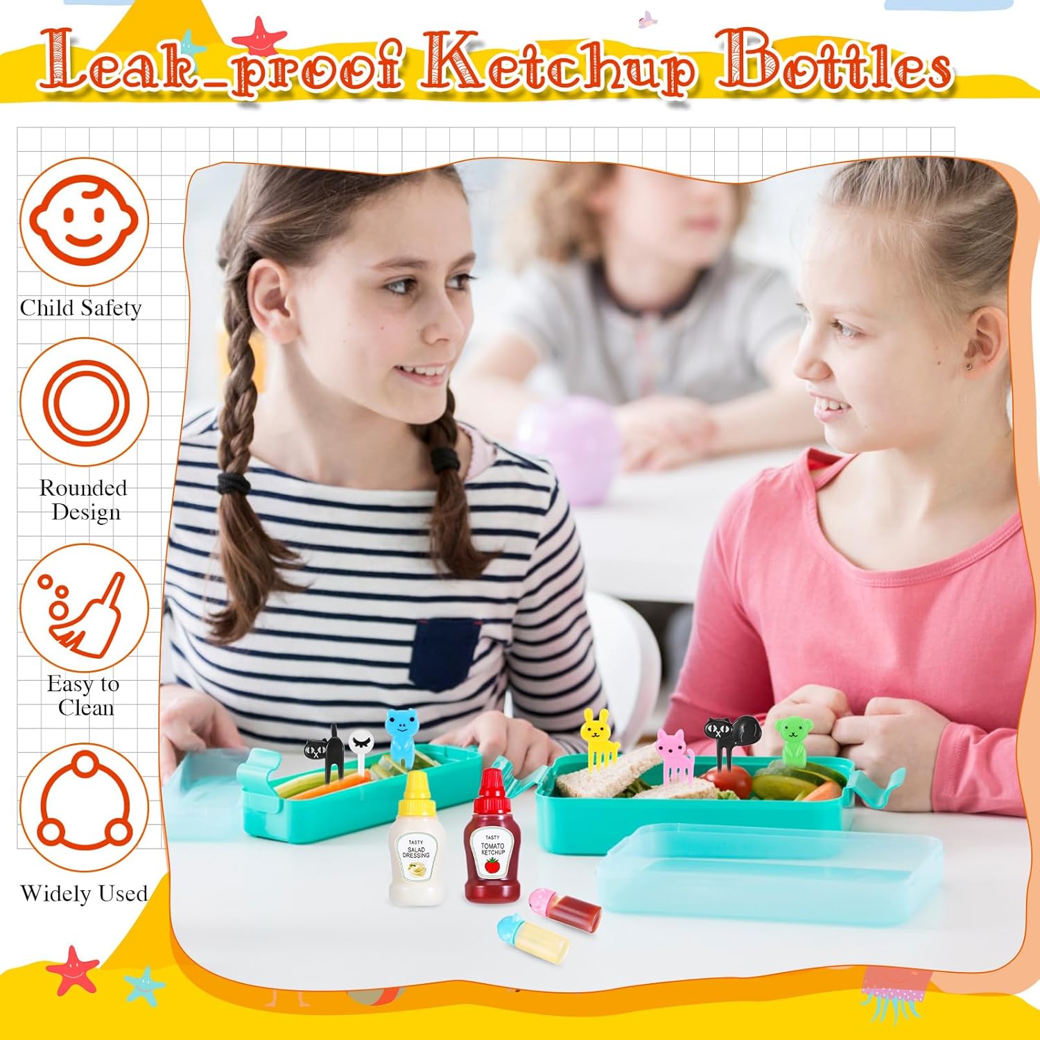 Kids Bento Lunch Box Accessori - Sauce Squeeze Bottle review and price