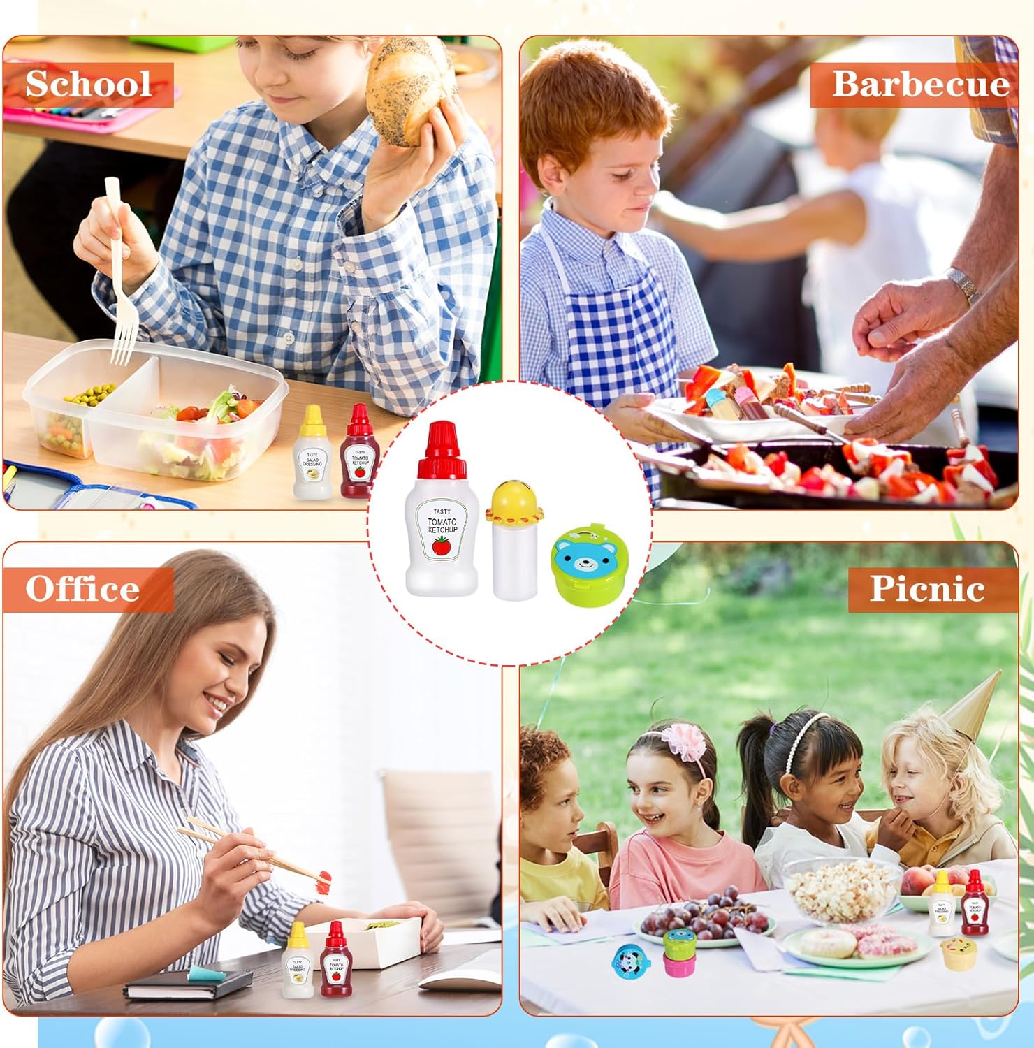 Kids Bento Lunch Box Accessori - Sauce Squeeze Bottle review and price