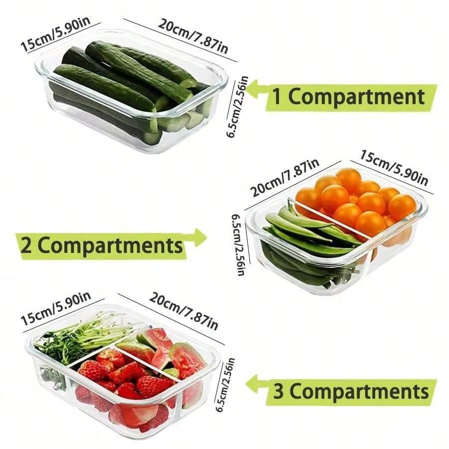 Glass Food Storage Container W - Meal Prep Plan review and price