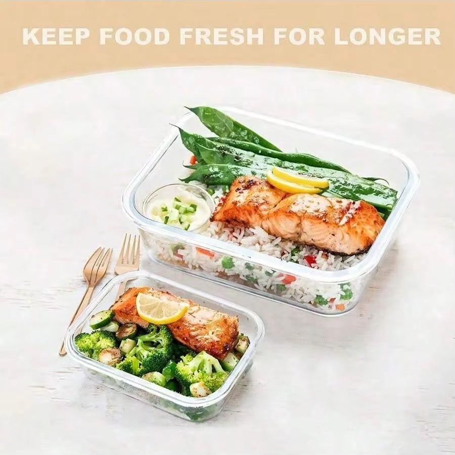 Glass Food Storage Container W - Meal Prep Plan review and price