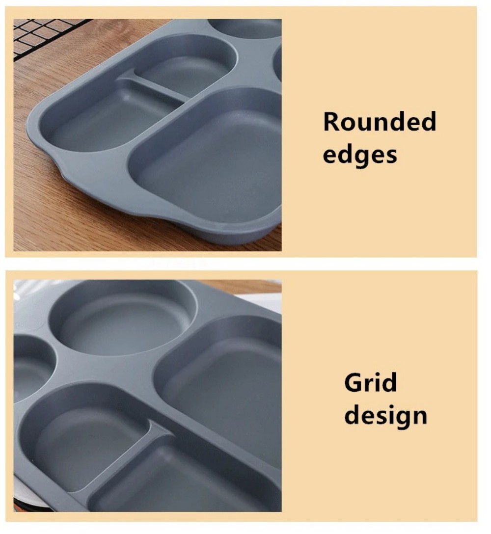 Reusable 5-Compartment Plate,  - Meal Prep Recipes review and price