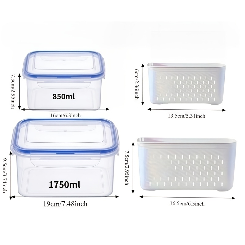 4pcs/Set Leak-Proof Food Stora - Meal Prep Recipes review and price