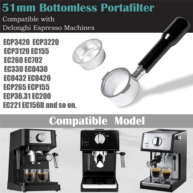 ABYN-51Mm Bottomless Portafilt - Delonghi Espresso Ecp3420 review and price