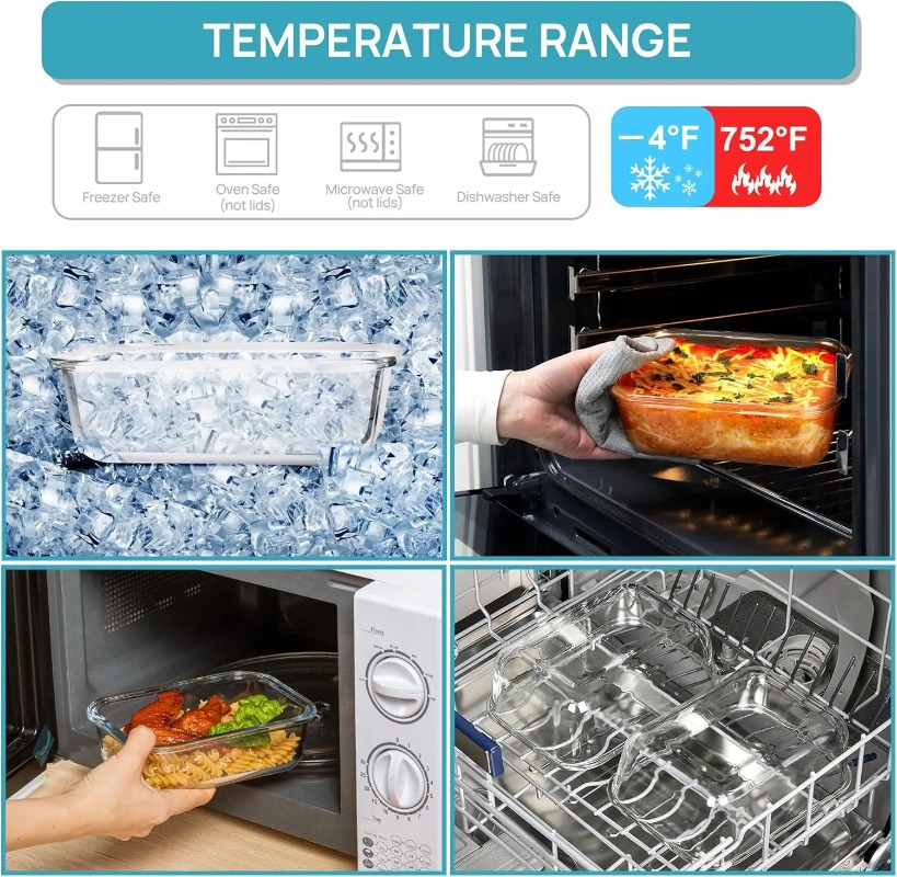 18 Pack Glass Food Storage Con - Meal Prep Kit review and price