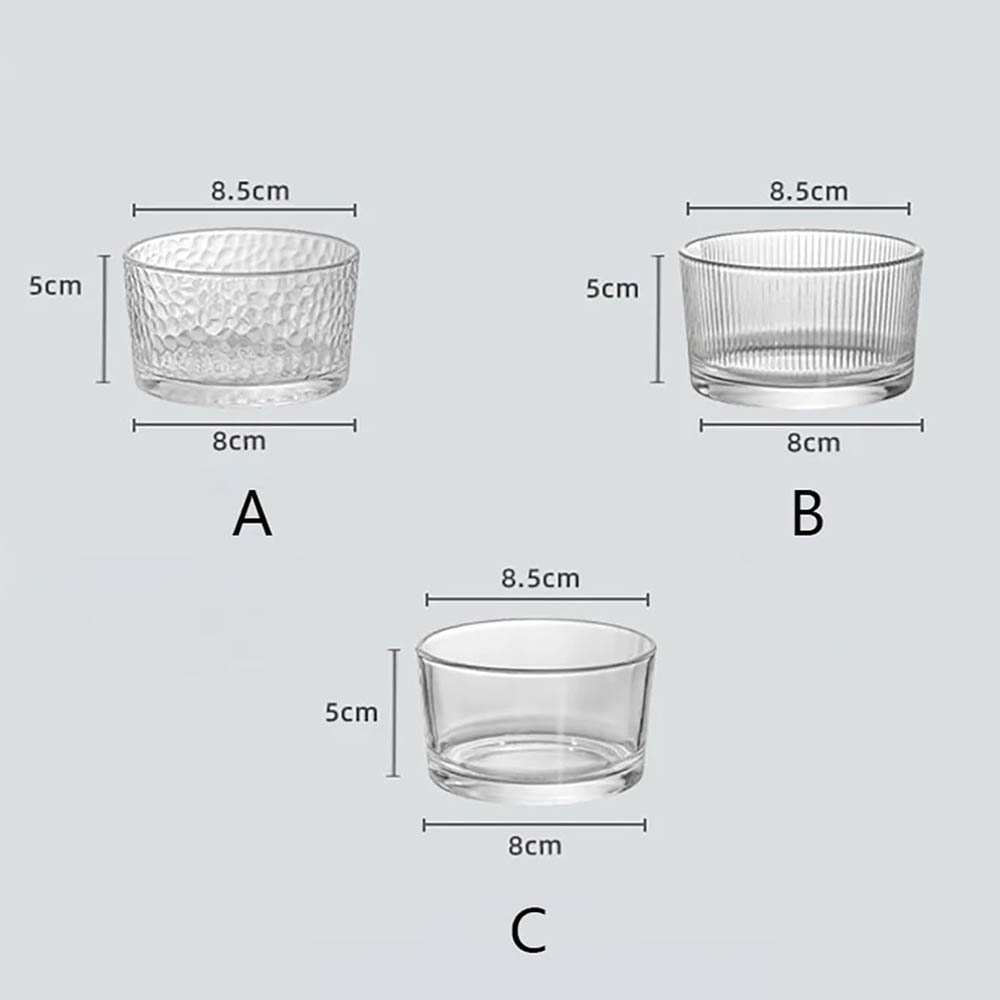 Clear Glass Mini Bowls Set Kit - Meal Prep Kit review and price